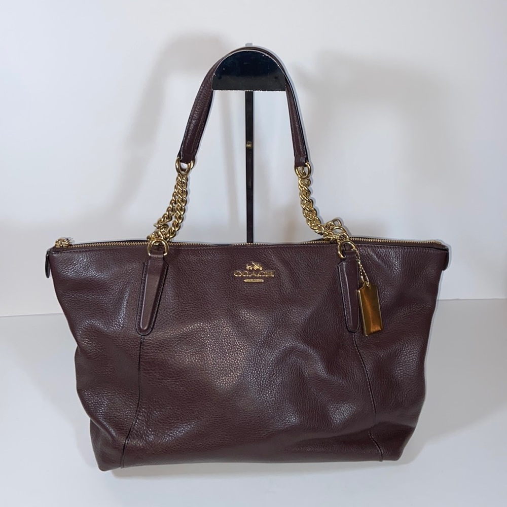 Coach Ava Pebbled Leather Bag